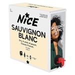 NICE Sauvignon Blanc, Wine in a Box, Equivalent to 3 Bottles of Wine, Dry, Crisp, French Sauvignon Blanc, 1 x 2.25L Box