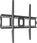 Support Mural TV Fixe pour 55-100 Pouces Ecran & TV, Accroche Television Mural Poids jusqu'à 75 kg - Support TV Mural Fixe avec VESA 75x75 - VESA 800x600/Fixation Murale TV Fixe UF4-B Noir