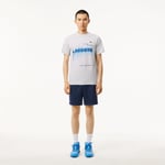 Short Lacoste Tennis x Daniil Medvedev Taille L Bleu Marine/blanc