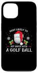 Coque pour iPhone 13 Les plus susceptibles de frapper le Père Noël avec une balle de golf