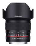Samyang 10mm F2.8 ED AS NCS CS Ultra Wide Angle Fixed Lens for Fuji X Mount Digital Cameras (SY10M-FX)