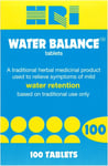 HRI Water Balance 100 Tablets - to Relieve Symptoms of Mild Water Retention. wi