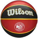 Wilson Basketball, NBA Team Tribute Model, ATLANTA HAWKS, Outdoor, Rubber, Size: 7