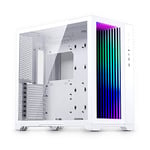 Magniumgear Neo Qube 2 IM, Double Chambre ATX Mid-Tower, Digital-RGB Infinity Mirror Front Panel, Tempered Glass Panels, Blanc