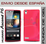 Funda Gel Tpu Rose Pour Huawei Ascend P6 En Espagne Coque