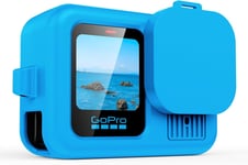 Coque De Protection En Silicone Pour Gopro Hero 13 - Noir - Couvercle D'Objectif Et Dragonne - Pour Gopro Hero 13 - Noir - Bleu