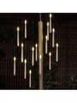 NOMA Floating Candle Chandelier Outdoor Light, Warm White