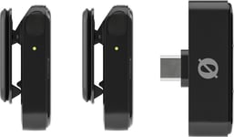 Røde lavalier-mikrofoner og modtagersæt (USB-C, sort)