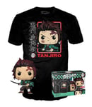 Demon Slayer Tanjiro Kamado + T-Shirt (Taille S) Pop & Tee Vinyl Figurine Funko