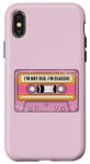 iPhone X/XS I'm Not Old I'm Classic Retro Cassette Tape Design Case