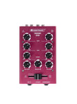 OMNITRONIC GNOME-202 Mini Mixer red, Omnitronic Gnome-202 Mini mixer röd