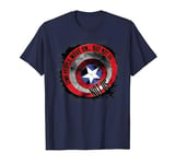 Marvel Avengers Endgame Captain America Shield Quote Fill T-Shirt