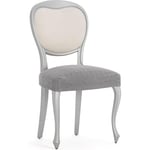 ECOMMERC3 2 Housses de Chaise en Tissu Super élastique - Housses pour Chaise de Couleur Grise bi-élastiques, Respirantes et adaptables à Plusieurs modèles, Protection Contre l'usure Quotidienne