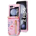 POLA Flower deksel Samsung Galaxy Z Flip 5 - Pink