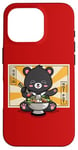 Coque pour iPhone 16 Pro Kawaii Hot Pot Bear Taiwan Travel