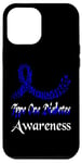 Coque pour iPhone 15 Plus Type One Diabetes Diabetic T1D Ruban Bleu Papillon