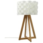 Atmosphera Créateur D'intérieur - Lampe à Poser Bambou 'Moki' 55cm Blanc