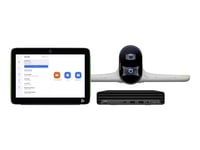 Poly Studio Large Room Bundle - För Zoomningsrum - Paket För Videokonferens (Poly Studio E70-Kamera, Poly Tc10 Pekstyrenhet, Hp Mini Conferencing Pc) - Zoomcertifierad - Vit