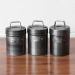 Vintage Industrial Kitchen Tea Coffee Sugar Canisters Storage Containers Jars