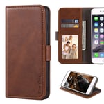 Oppo Reno 4 Pro Case, Leather Wallet Case with Cash & Card Slots Soft TPU Back Cover Magnet Flip Case for Oppo Reno 4 Pro 5G (Brown)