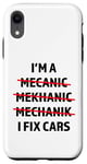 iPhone XR I'm A Mechanic, I Fix Cars Funny Car Mechanic Auto Shop Case