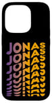 iPhone 14 Pro Jonas Tie Dye Groovy Hippie 60s 70s, Name Jonas Case