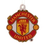 Manchester United FC Crest Luftfräschare One Size Röd/Gul Red/Yellow One Size