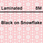 AZe-231 Stratifié AZe Étiquette Bande 6/9/12mm Compatible pour Brother p-touch Imprimante PT-E500W PT-D200 PT-H107 PTP710BT tze-231 tze221 - Type Black on Snowflake-12mm