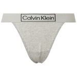 Calvin Klein Truser Reimagined Heritage High Leg Thong Grå Small Dame