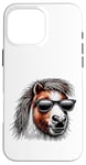 Coque pour iPhone 16 Pro Max Shetland Pony s Funny Shetland avec attitude