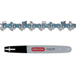 Oregon Chaîne et Guide de Tronçonneuse - Chaine .325", 0.50 pouces (1.3mm), 72 maillons et Guide K095 de 45cm, compatible avec Dolmar, Einhell, Husqvarna, Makita, Ryobi, Sterwins, Stiga et autres