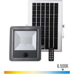 Projecteur solaire focus avec capteur - 100W - 1 200Lm - 6 500K - 18,8 x 7,3 x 27,3 cm - IP65