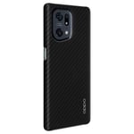 Coque Oppo Find X5 Rigide Fibre Aramide Résistante Légère Originale Oppo Noir