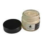 Famaco Leather Beige Clair Dye Renovation Detailing Cream for leather Trainers, Sneakers, shoes and boots with free touch-up brush, Renovation Dye Cream Beige Clair