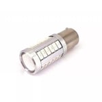 2 st LED BA15S P21W 12V 1000lm CANBUS orange. riktning USA