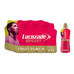 Lucozade Sport Body Fuel - Fruit Punch 12x750ml| Isotonic sports drink, with Electrolytes and Vitamin B3 | Still | Bursting with Flavour