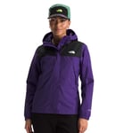 THE NORTH FACE Women's Antora Jacket, Peak Purple/Tnf Black, XXL