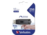 Verbatim Store 'N' Go V3 - Usb-Minne - 256 Gb - Usb 3.2 Gen 1