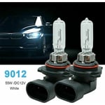 2 pièces 9012 HIR2 PX22D voiture Phare 12V 55W Clair Halogène Projecteur Ampoule Remplacement, Lumière de Brume DRL Ampoule..DEBUNS