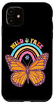 iPhone 11 Wild & Free Butterfly Rainbow Retro Vibes Case