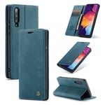 CaseMe vintage Samsung Galaxy A50 fodral - Blå