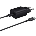 Chargeur Adaptateur secteur d'origine EP-TA800EBE pour Samsung Galaxy Tab S9 Plus 12.4" avec Cable de charge Type C 1 Mètre - Noir