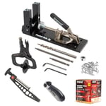 Trend Ultimate Pocket Hole Joinery Kit, Includes Pocket Hole Jig, Alignment Clamp, Flush Saw & Pocket Hole Screws, PH/JIG/SET1