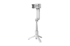 INFLUENCE PRO - Mini perche selfie avec trepied et stabilisateur pivotant a 360 a distance - blanc