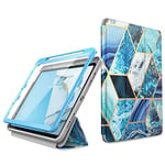 i-Blason Cosmo Étui de Protection pour iPad Air 4 10,9" 2020 Bleu océan