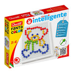 Quercetti - 2122 FantaColor Basic D.10, Loisir Créatif - Jeu de Mosaïque