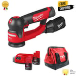 Milwaukee 75mm Random Orbit Sander Kit - M12FSDR75-202B - 4933498234