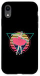 Coque pour iPhone XR Ballerine rétro futuriste Synthwave Vaporwave Ballet Pop