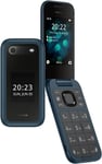 New Boxed Nokia 2660 Flip Blue 4G Unlocked Dual Sim Genuine UK Stock