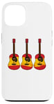 iPhone 13 Acoustic Guitar Spanish Flag Guitarist Musician Spain Case